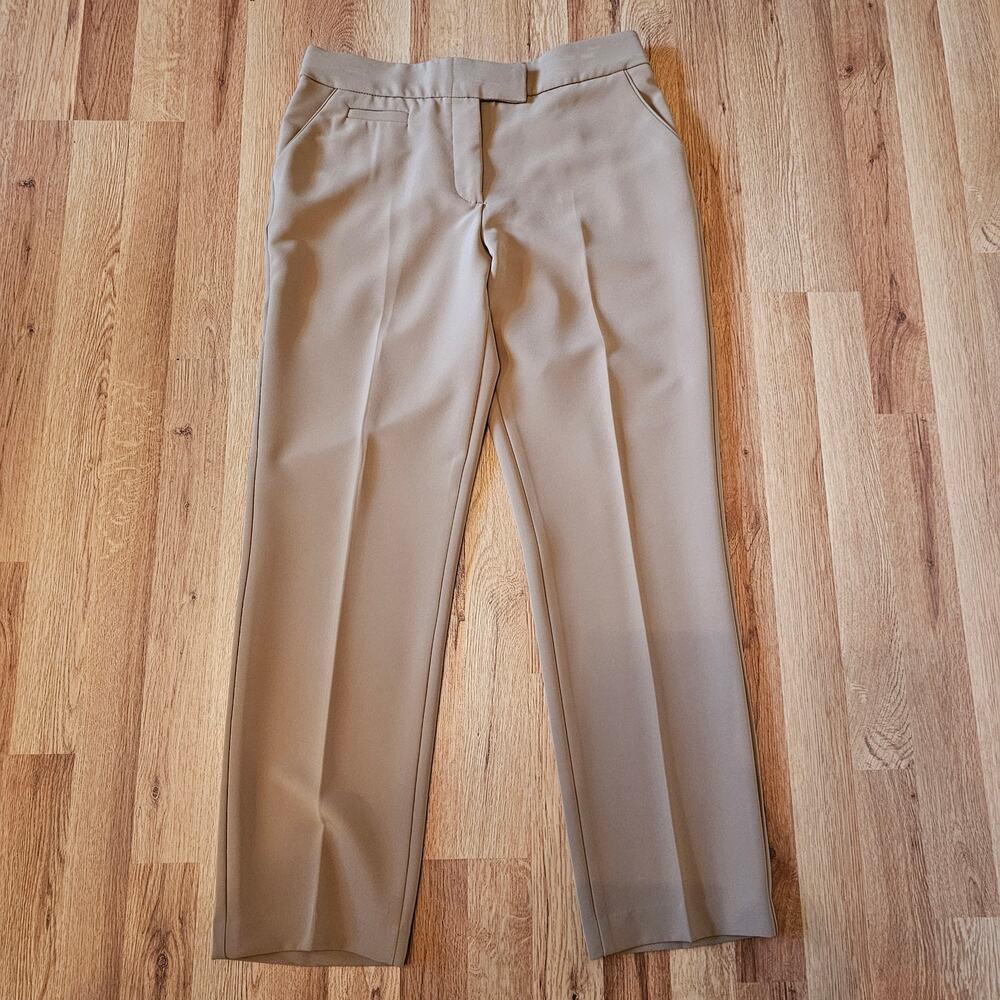 Investments Petites Tan Stretch Straight Leg Dress Pants Women’s Size 8P Career - Picture 2 of 10